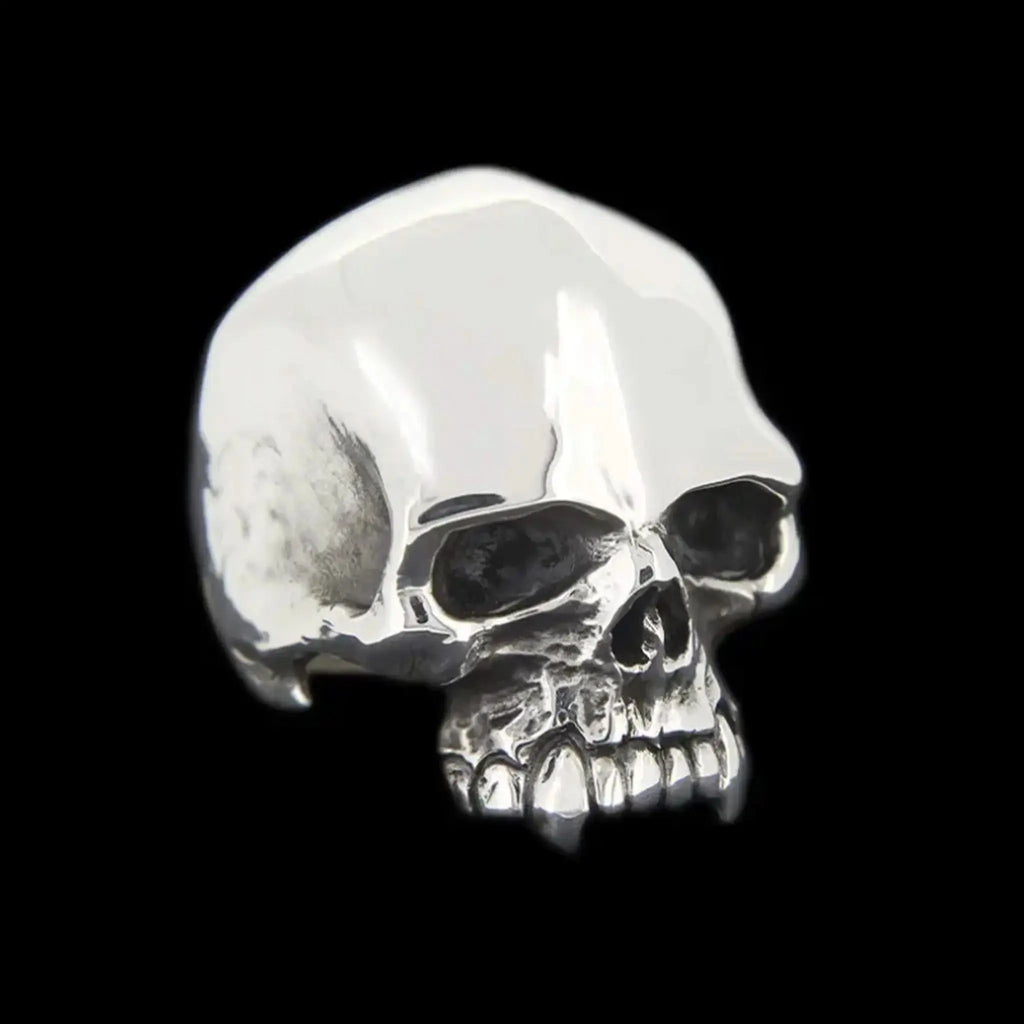 Large Cain & Abel Skull Ring Curiouser Collective