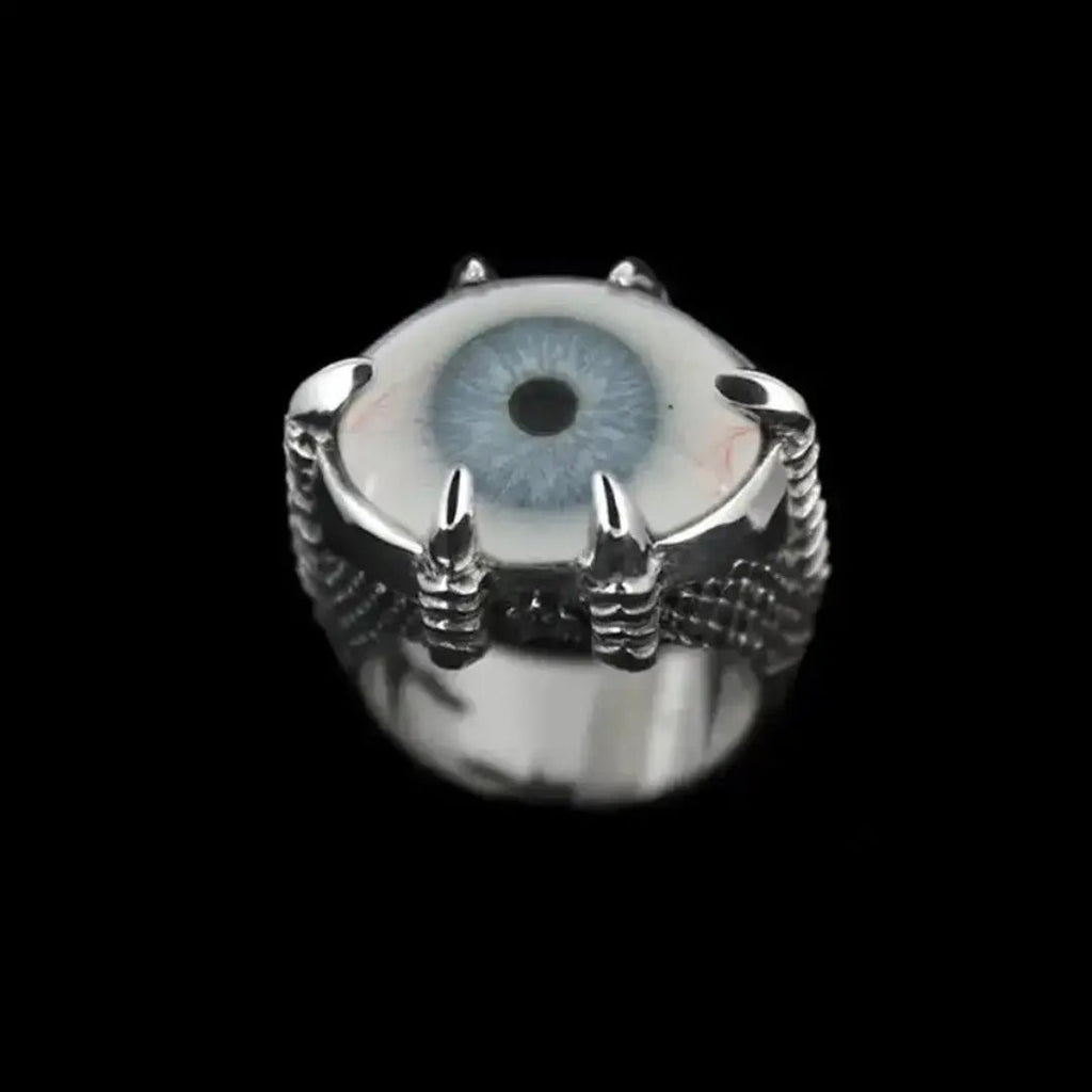 Claw Eye Ring Blue #1 Curiouser Collective