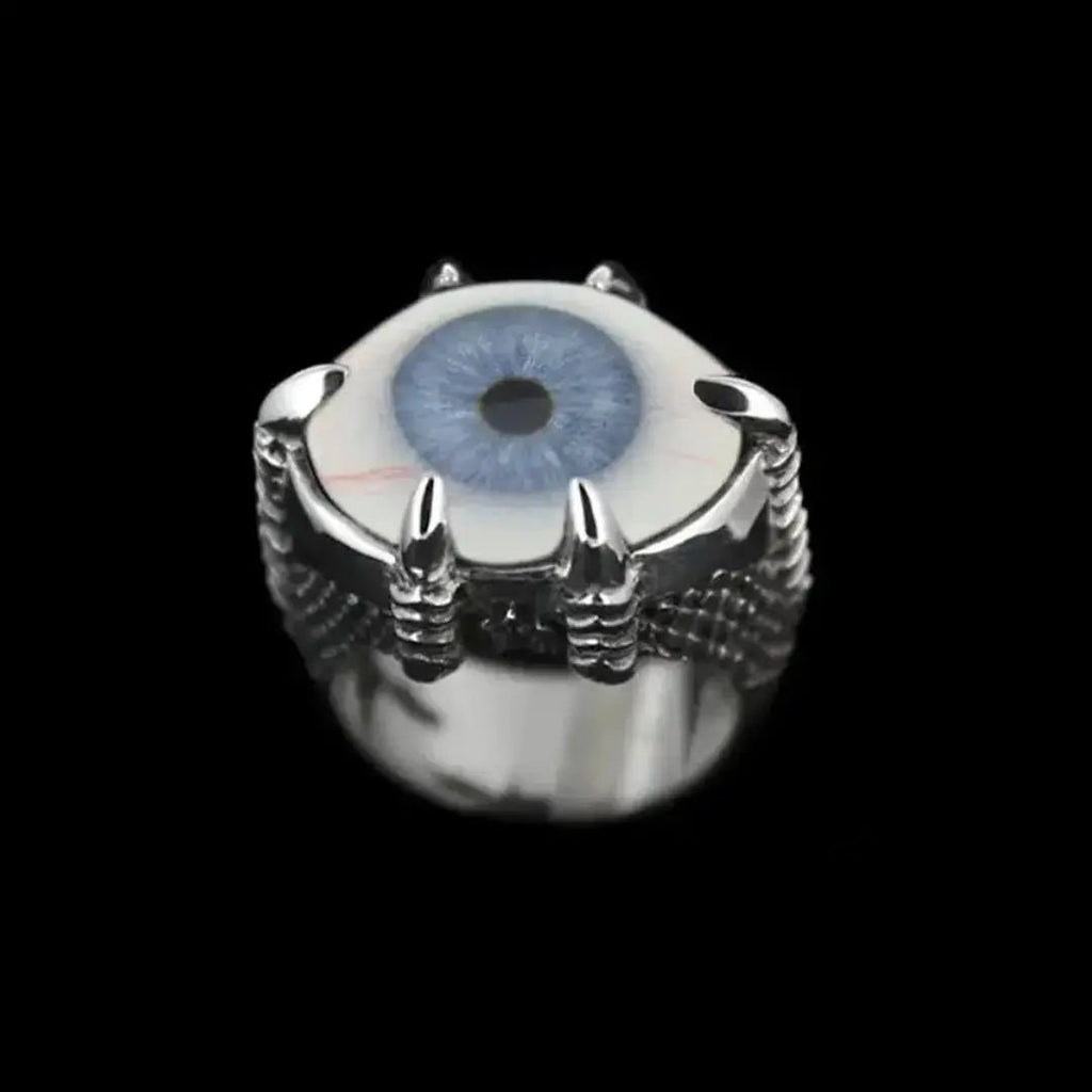 Claw Eye Ring Blue #1 Curiouser Collective