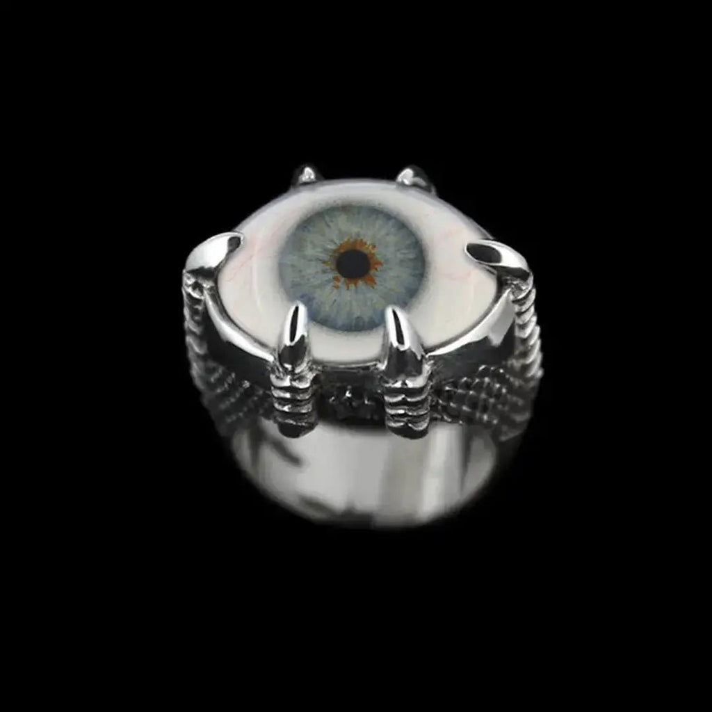 Claw Eye Ring Blue #13 Curiouser Collective