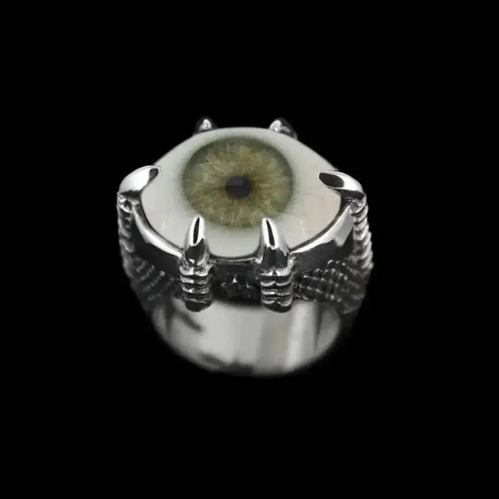 Claw Eye Ring Blue #17 Curiouser Collective