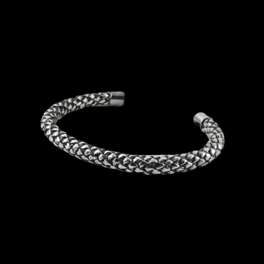 Hand Made Silver Catkin Cuff Bangle Curiouser Collective