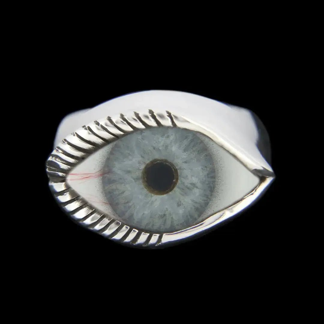 The Great Frog Horizontal Eye Ring “Realistic GreyEye” グレート