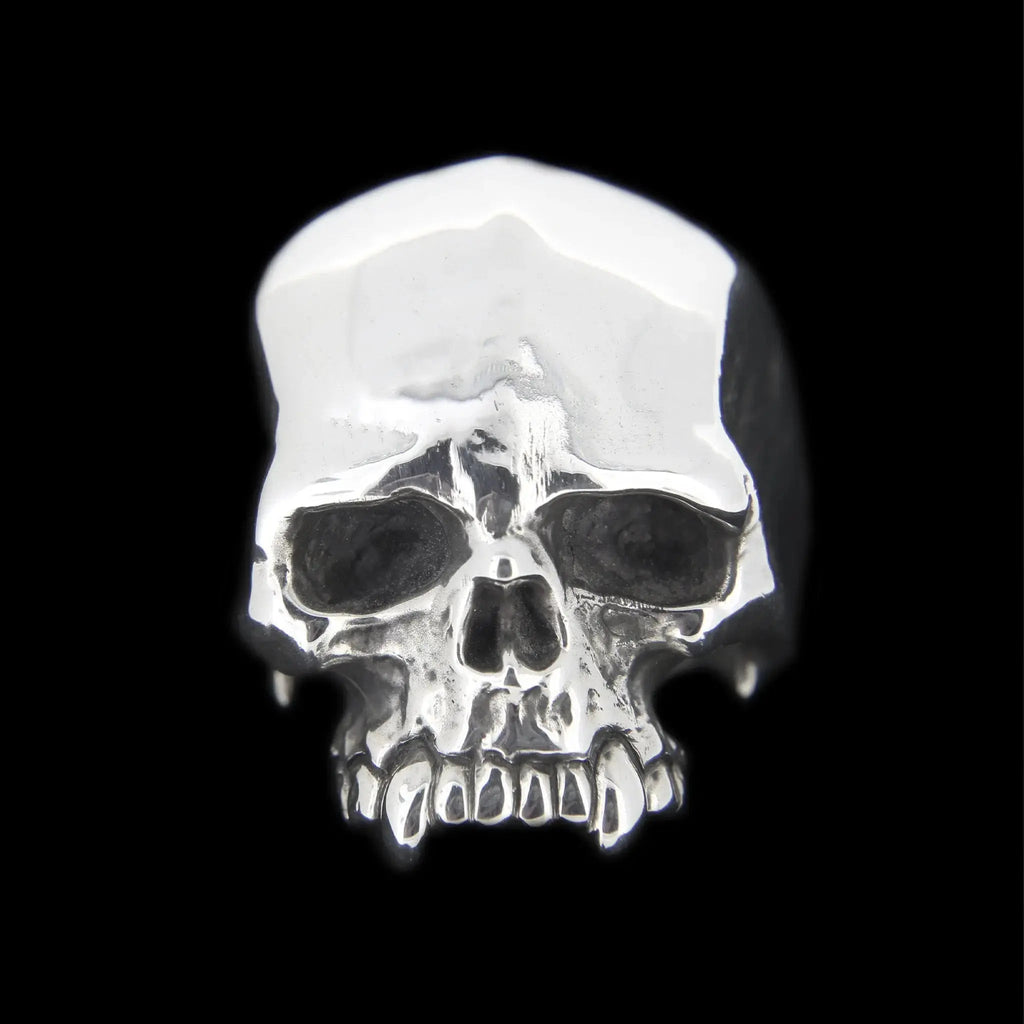 Large Cain & Abel Skull Ring Curiouser Collective