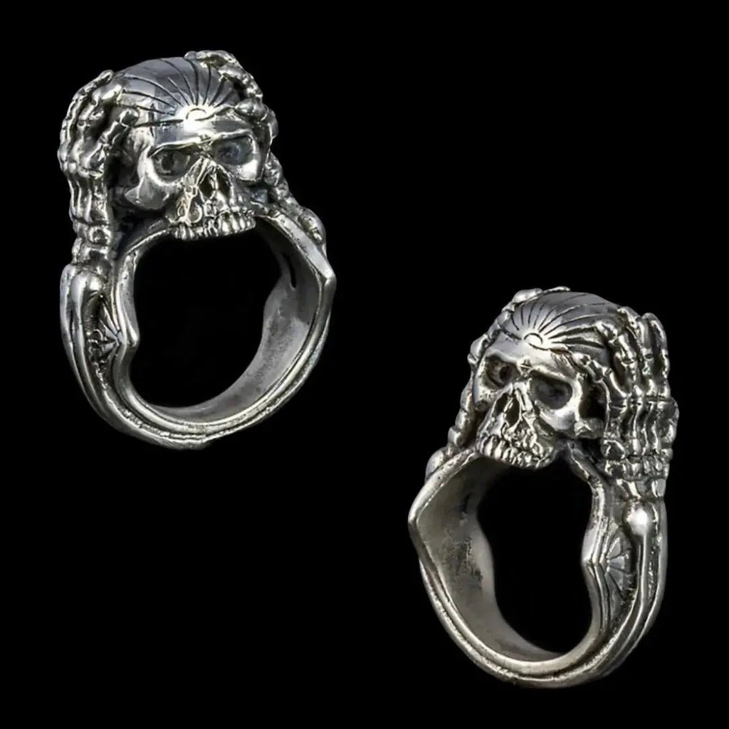 Migraine Skull Ring Curiouser Collective