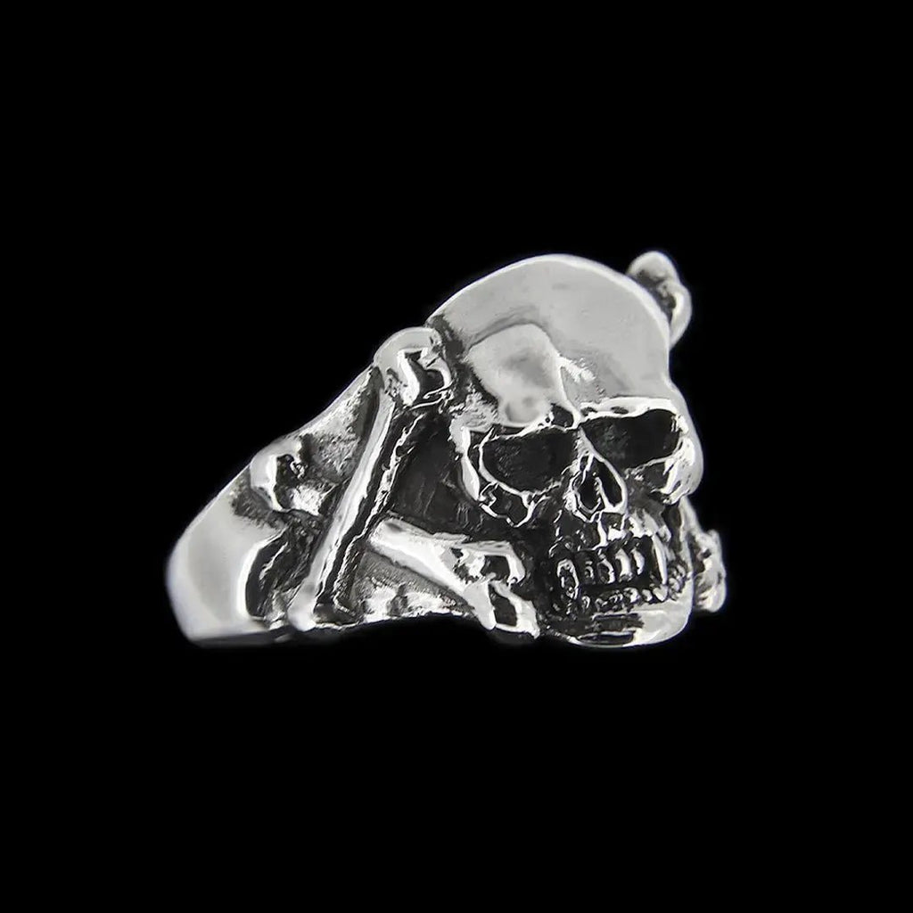 Skull & Cross Bone Ring Curiouser Collective