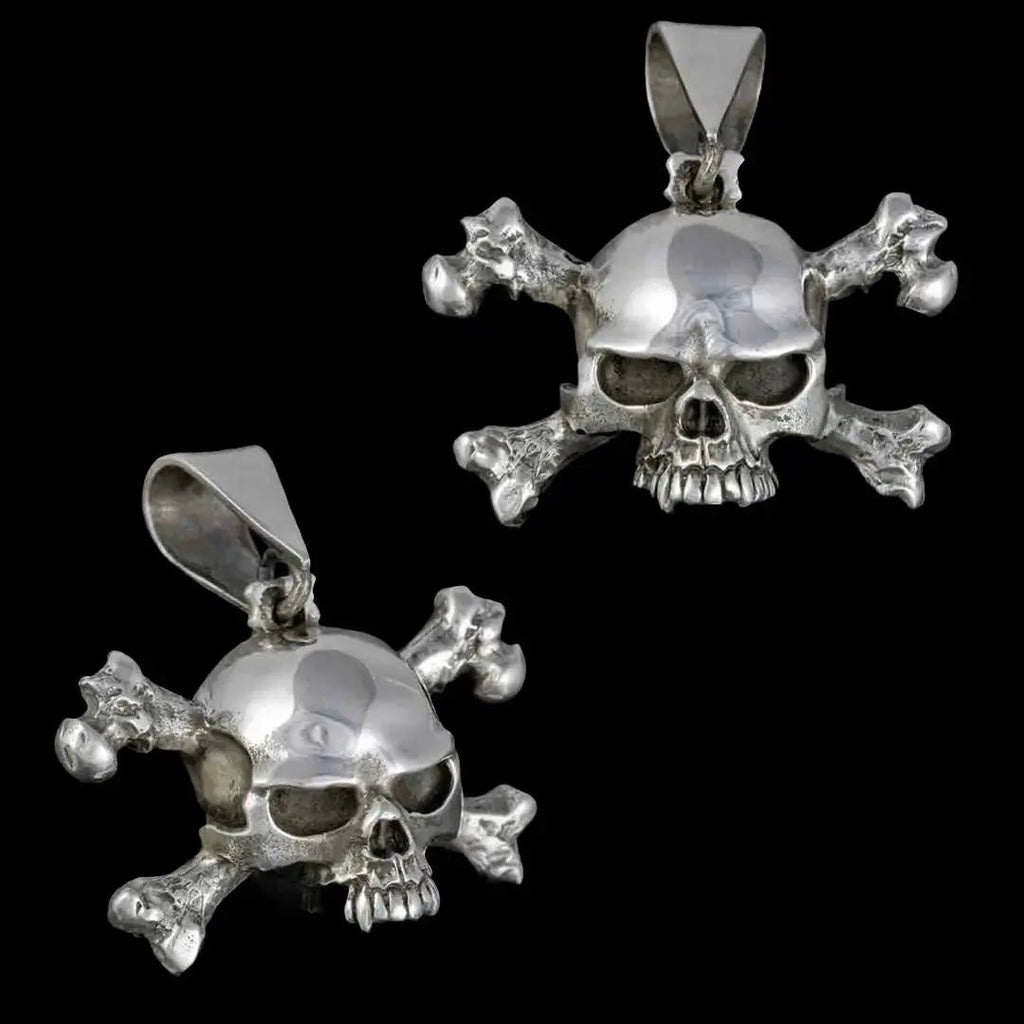 Slash Skull & Crossbones Pendant Curiouser Collective