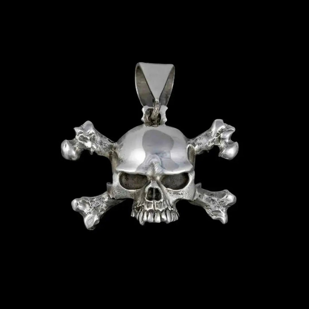 Slash Skull & Crossbones Pendant Curiouser Collective