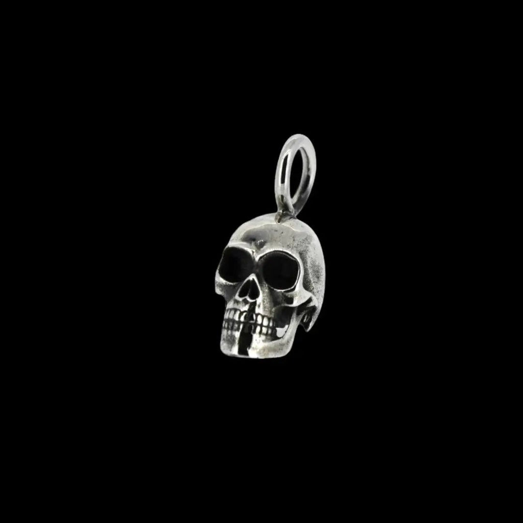 Solid Silver Skull Pendant Curiouser Collective