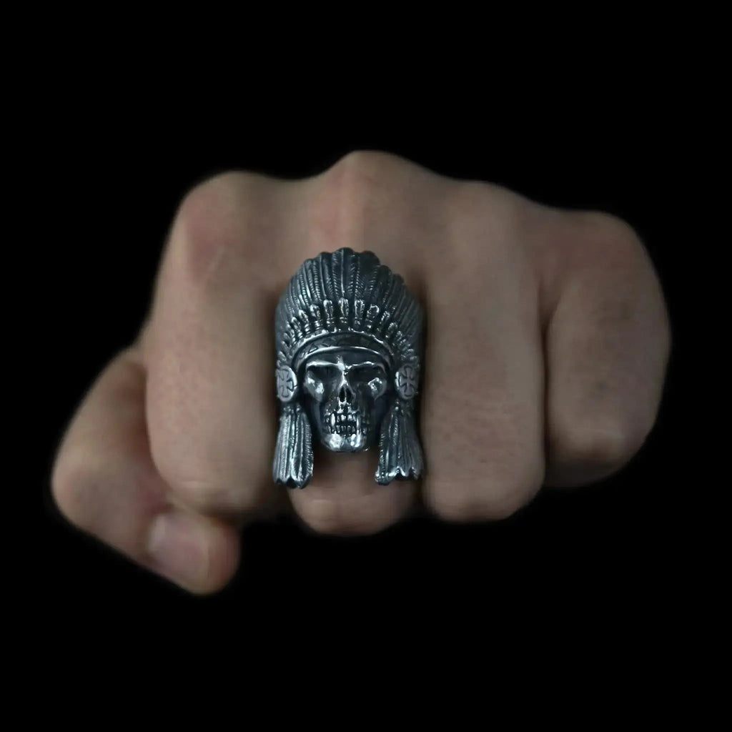 Warrior Vampire Headdress Ring. Curiouser Collective