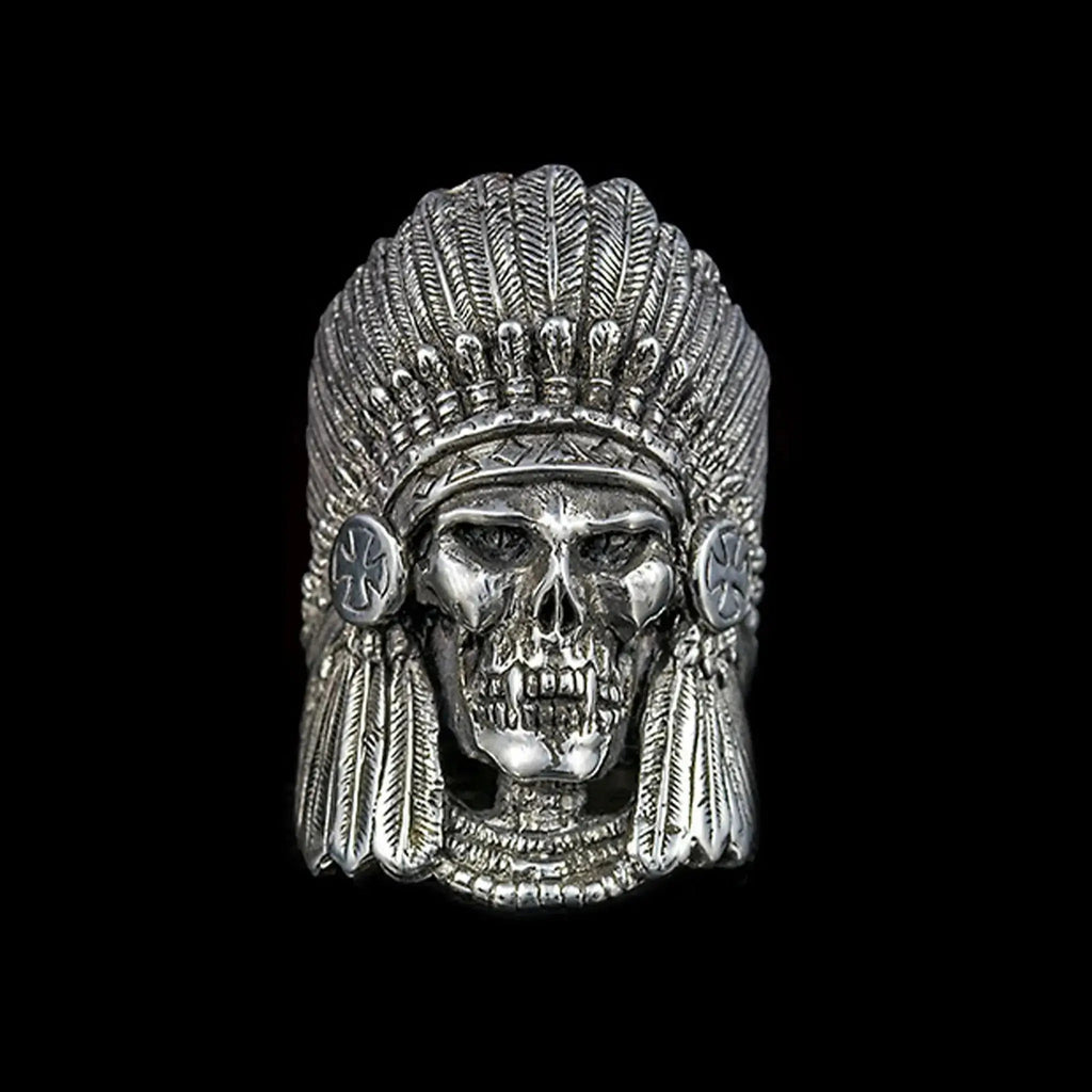 Warrior Vampire Headdress Ring. Curiouser Collective