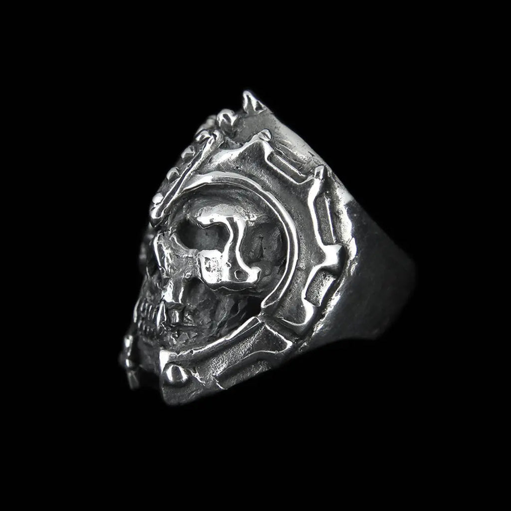 Medieval Skull Ring.. Curiouser Collective