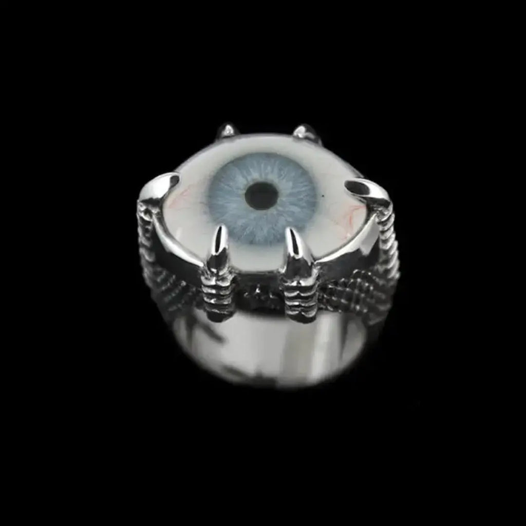 Monster Eye Ring Blue #1 Curiouser Collective