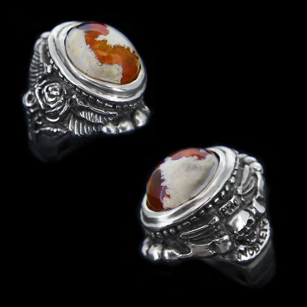 Pro-Noblem Ring - Mexican Fire Opal Curiouser Collective