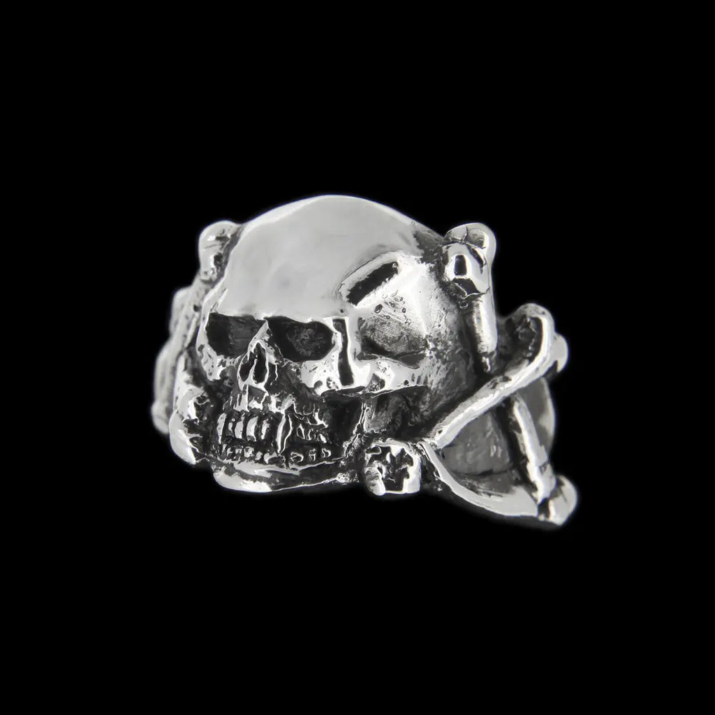 Skull & Cross Bone Ring Curiouser Collective