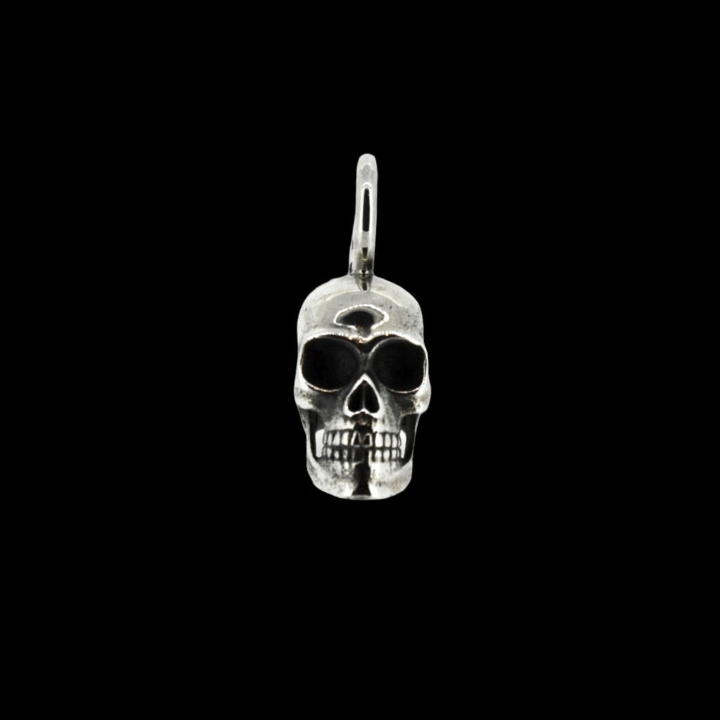 Solid Silver Skull Pendant Curiouser Collective
