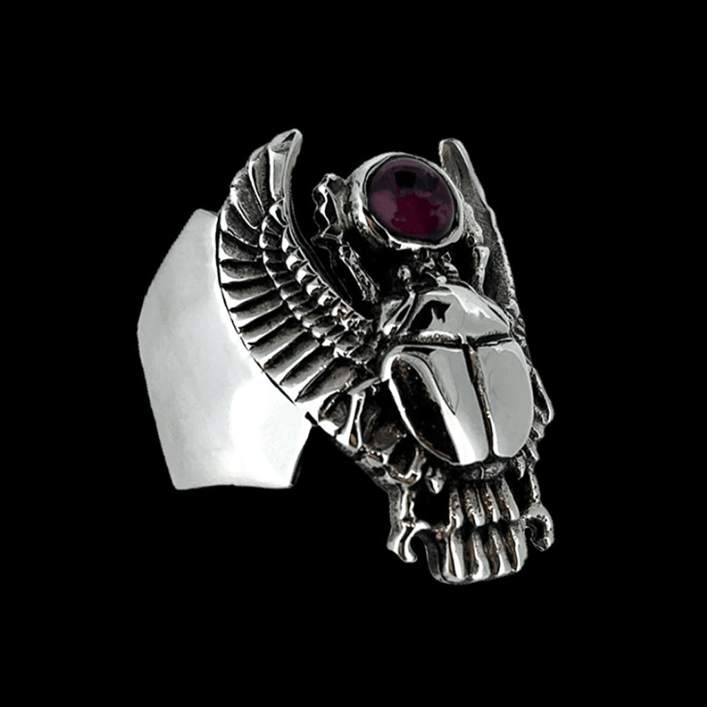 The Stoned  Scarab Ring Curiouser Collective